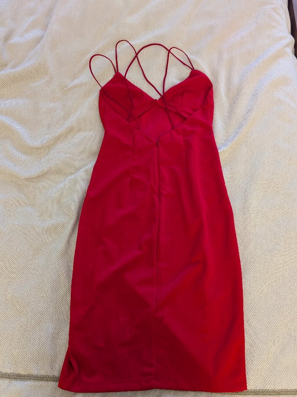Strappy Little Red Dress